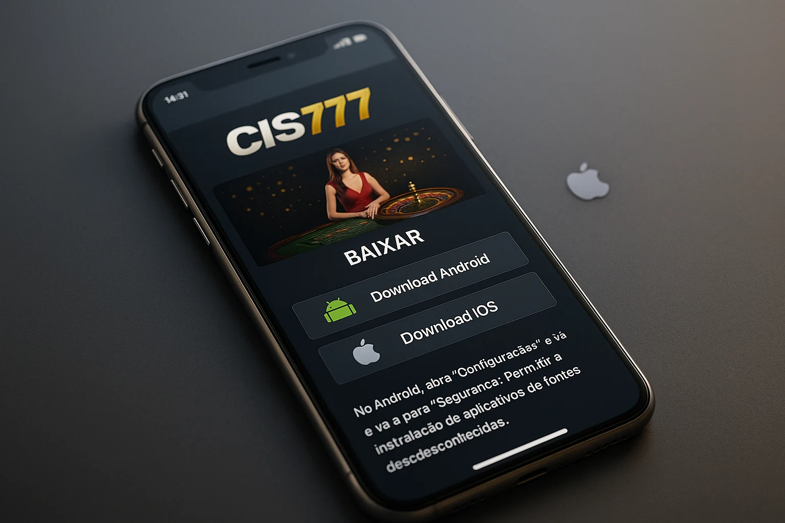 Baixar o CIS777 Cassino App