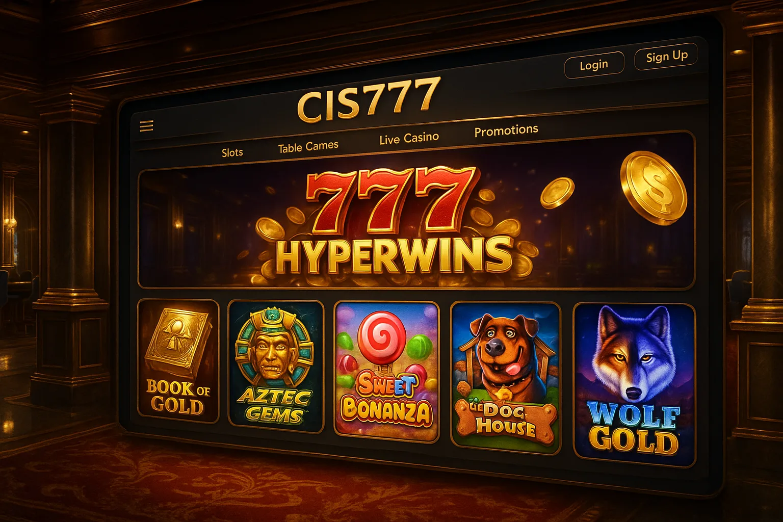 Explore o mundo das slot machines no CIS777 Casino